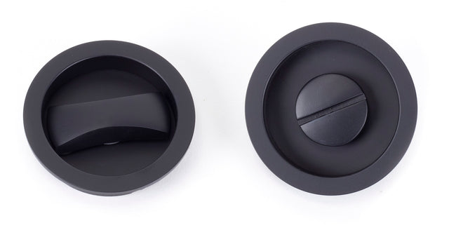 From The Anvil - Black Sliding/Pocket Door Locking Kit | Sku. 46288 | Trade Door Handles.