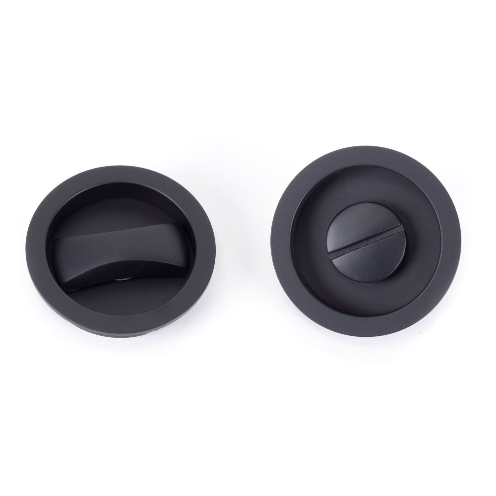 From The Anvil - Black Sliding/Pocket Door Locking Kit | Sku. 46288 | Trade Door Handles.