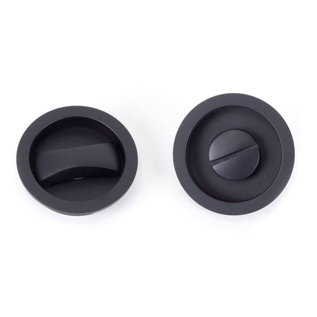 From The Anvil - Black Sliding/Pocket Door Locking Kit | Sku. 46288 | Trade Door Handles.