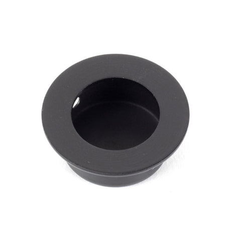 From The Anvil - Black 30mm Small Flush Pull | Sku. 46289 | Trade Door Handles.