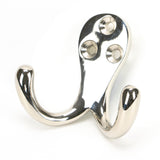 From The Anvil - Polished Nickel Celtic Double Robe Hook | Sku. 46297 | Trade Door Handles.