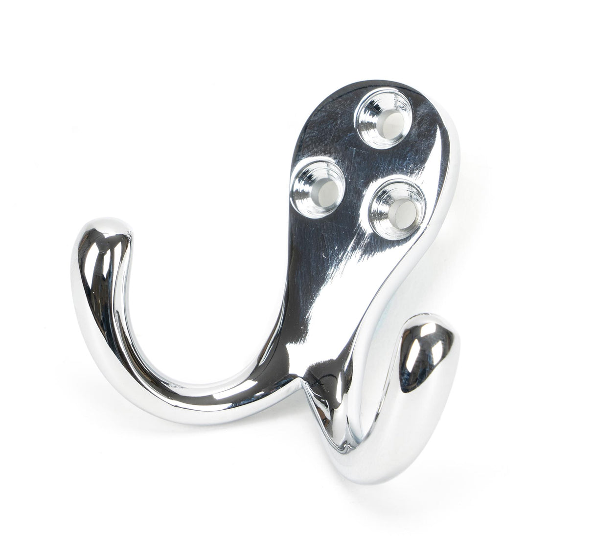 From The Anvil - Polished Chrome Celtic Double Robe Hook | Sku. 46298 | Trade Door Handles.