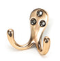 From The Anvil - Polished Bronze Celtic Double Robe Hook | Sku. 46300 | Trade Door Handles.