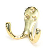 From The Anvil - Polished Brass Celtic Double Robe Hook | Sku. 46301 | Trade Door Handles.