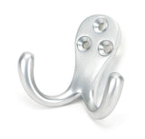 From The Anvil - Satin Chrome Celtic Double Robe Hook | Sku. 46302 | Trade Door Handles.