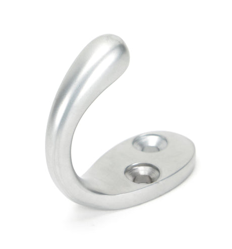 From The Anvil - Satin Chrome Celtic Single Robe Hook | Sku. 46309 | Trade Door Handles.