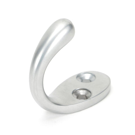 From The Anvil - Satin Chrome Celtic Single Robe Hook | Sku. 46309 | Trade Door Handles.