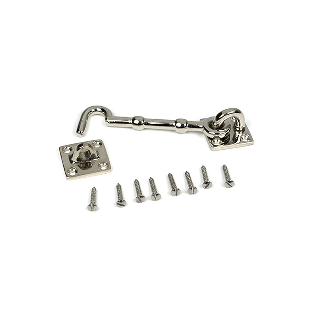 High quality images of the From The Anvil - Polished Nickel 4" Traditional Cabin Hook | Sku. Anvil-46313 | available to order from Trade Door Handles, quick delivery at discounted prices.