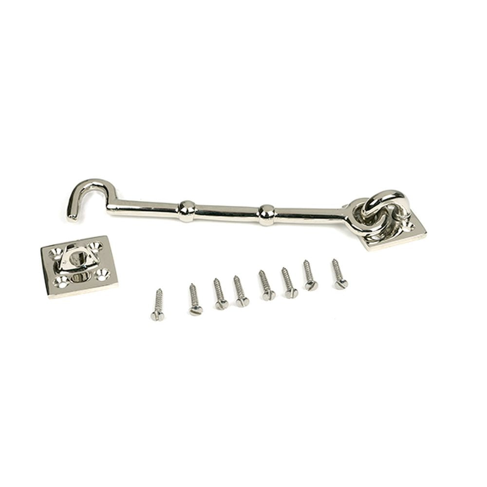High quality images of the From The Anvil - Polished Nickel 6" Traditional Cabin Hook | Sku. Anvil-46314 | available to order from Trade Door Handles, quick delivery at discounted prices.