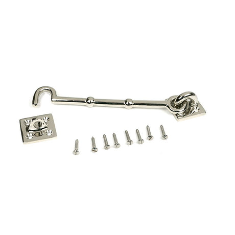 High quality images of the From The Anvil - Polished Nickel 6" Traditional Cabin Hook | Sku. Anvil-46314 | available to order from Trade Door Handles, quick delivery at discounted prices.