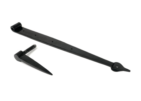 From The Anvil - Black 24" Band & Spike Hinge (Pair) | Sku. 46383 | Trade Door Handles.