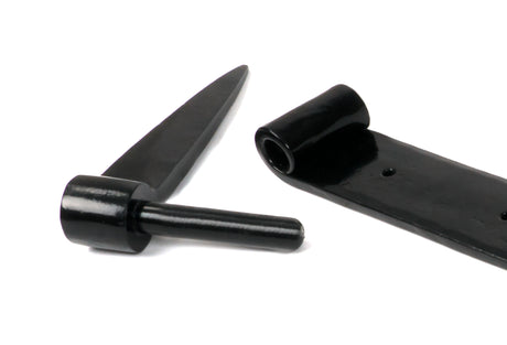 From The Anvil - Black 24" Band & Spike Hinge (Pair) | Sku. 46383 | Trade Door Handles.