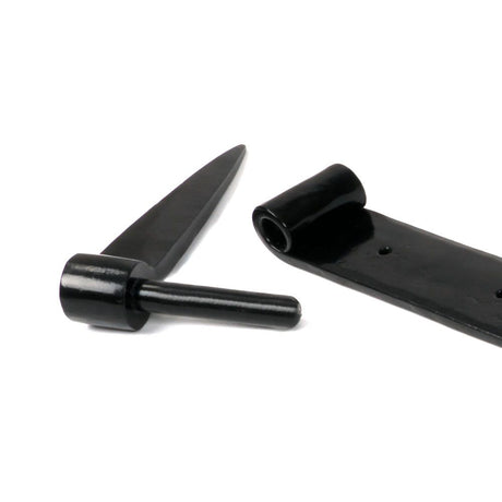 From The Anvil - Black 24" Band & Spike Hinge (Pair) | Sku. 46383 | Trade Door Handles.