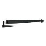 From The Anvil - Black 24" Band & Spike Hinge (Pair) | Sku. 46383 | Trade Door Handles.