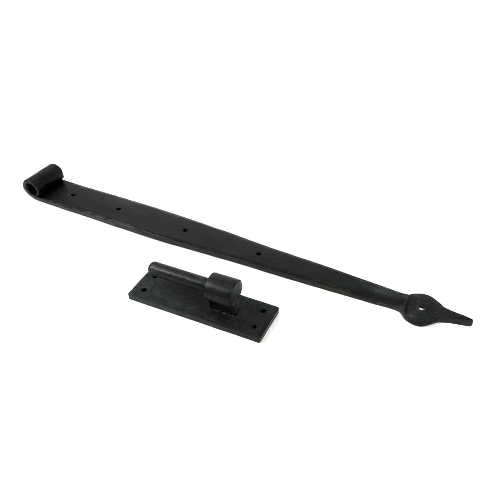 From The Anvil - External Beeswax 24" Hook & Band Hinge (pair) | Sku. 46384 | Trade Door Handles.