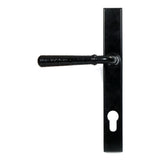 From The Anvil - Black Hammered Newbury Slimline Espag. Lock Set | Sku. 46387 | Trade Door Handles.