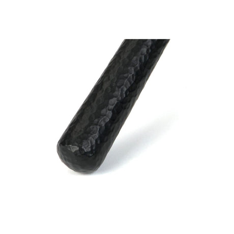 From The Anvil - Matt Black Hammered Newbury Slimline Espag. Lock Set | Sku. 46388 | Trade Door Handles.