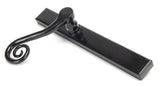From The Anvil - Black Monkeytail Slimline Lever Espag. Latch Set - LH | Sku. 46397L | Trade Door Handles.