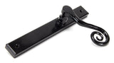 From The Anvil - Black Monkeytail Slimline Lever Espag. Latch Set - LH | Sku. 46397L | Trade Door Handles.