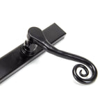 From The Anvil - Black Monkeytail Slimline Lever Espag. Latch Set - RH | Sku. 46397R | Trade Door Handles.