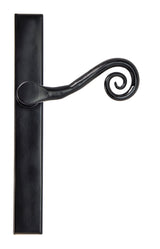 From The Anvil - Black Monkeytail Slimline Lever Espag. Latch Set - RH | Sku. 46397R | Trade Door Handles.