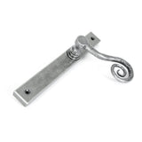 From The Anvil - Pewter Monkeytail Slimline Lever Espag. Latch Set - LH | Sku. 46398L | Trade Door Handles.