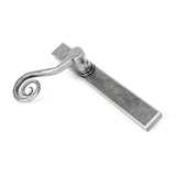 From The Anvil - Pewter Monkeytail Slimline Lever Espag. Latch Set - LH | Sku. 46398L | Trade Door Handles.