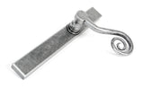 From The Anvil - Pewter Monkeytail Slimline Lever Espag. Latch - RH | Sku. 46398R | Trade Door Handles.