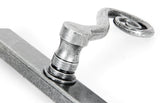 From The Anvil - Pewter Monkeytail Slimline Lever Espag. Latch - RH | Sku. 46398R | Trade Door Handles.