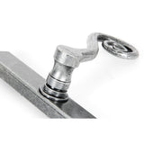 From The Anvil - Pewter Monkeytail Slimline Lever Espag. Latch - RH | Sku. 46398R | Trade Door Handles.