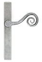 From The Anvil - Pewter Monkeytail Slimline Lever Espag. Latch - RH | Sku. 46398R | Trade Door Handles.