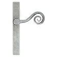 From The Anvil - Pewter Monkeytail Slimline Lever Espag. Latch - RH | Sku. 46398R | Trade Door Handles.