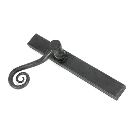 From The Anvil - External Beeswax Monkeytail Slimline Lever Espag. Latch Set -LH | Sku. 46399L | Trade Door Handles.