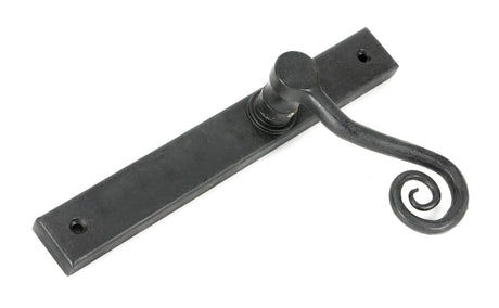 From The Anvil - External Beeswax Monkeytail Slimline Lever Espag. Latch Set -LH | Sku. 46399L | Trade Door Handles.