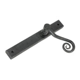From The Anvil - External Beeswax Monkeytail Slimline Lever Espag. Latch Set -LH | Sku. 46399L | Trade Door Handles.