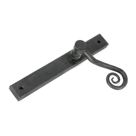From The Anvil - External Beeswax Monkeytail Slimline Lever Espag. Latch Set -LH | Sku. 46399L | Trade Door Handles.