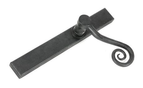 From The Anvil - External Beeswax Monkeytail Slimline Lever Espag. Latch Set -RH | Sku. 46399R | Trade Door Handles.