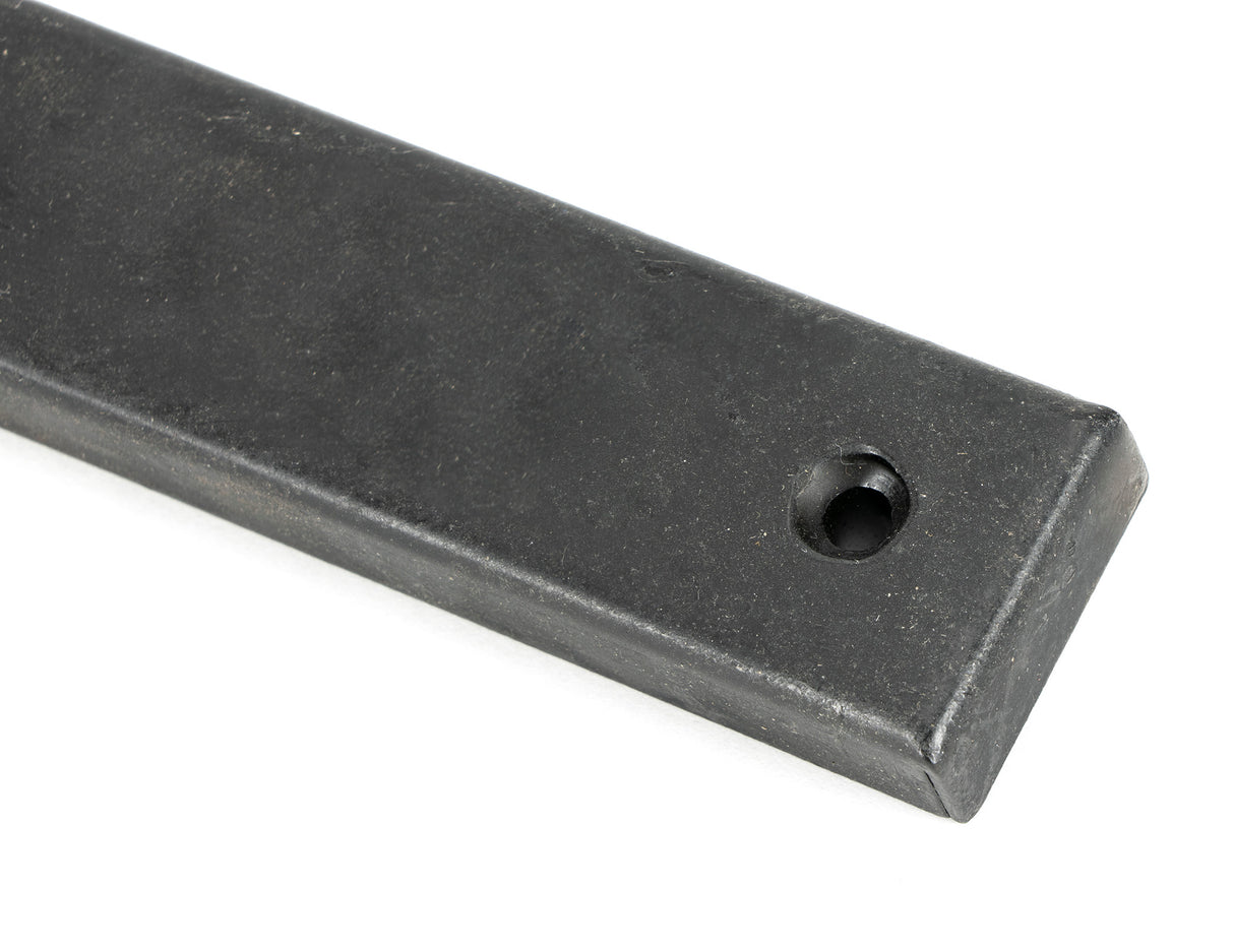 From The Anvil - External Beeswax Monkeytail Slimline Lever Espag. Latch Set -RH | Sku. 46399R | Trade Door Handles.