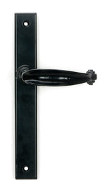 From The Anvil - Black Cottage Slimline Lever Espag. Latch Set | Sku. 46400 | Trade Door Handles.