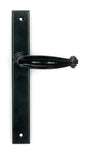 From The Anvil - Black Cottage Slimline Lever Espag. Latch Set | Sku. 46400 | Trade Door Handles.