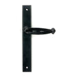 From The Anvil - Black Cottage Slimline Lever Espag. Latch Set | Sku. 46400 | Trade Door Handles.