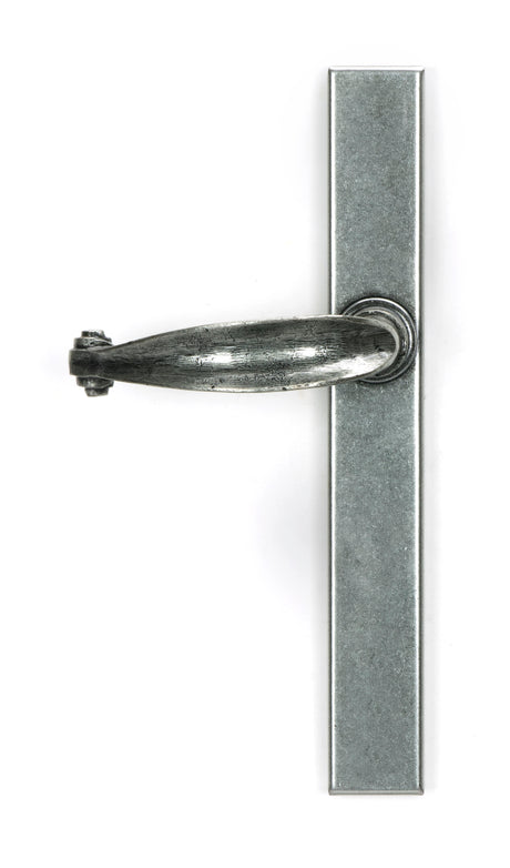 From The Anvil - Pewter Cottage Slimline Lever Espag. Latch Set | Sku. 46401 | Trade Door Handles.