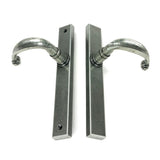 From The Anvil - Pewter Cottage Slimline Lever Espag. Latch Set | Sku. 46401 | Trade Door Handles.