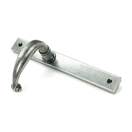 From The Anvil - Pewter Cottage Slimline Lever Espag. Latch Set | Sku. 46401 | Trade Door Handles.