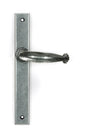 From The Anvil - Pewter Cottage Slimline Lever Espag. Latch Set | Sku. 46401 | Trade Door Handles.