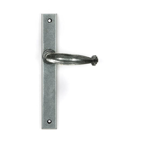From The Anvil - Pewter Cottage Slimline Lever Espag. Latch Set | Sku. 46401 | Trade Door Handles.