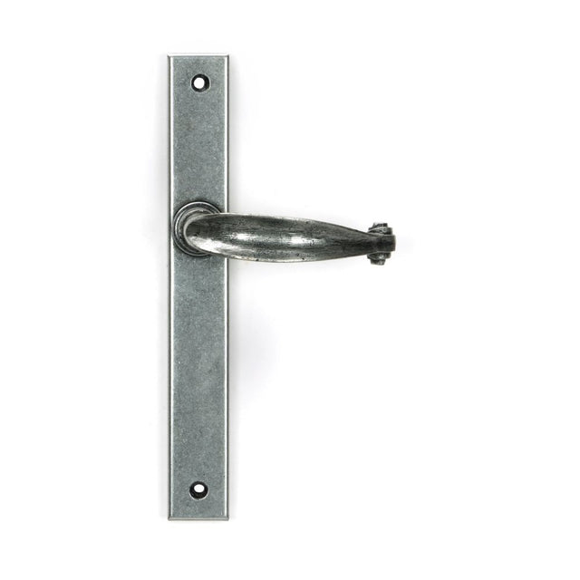 From The Anvil - Pewter Cottage Slimline Lever Espag. Latch Set | Sku. 46401 | Trade Door Handles.