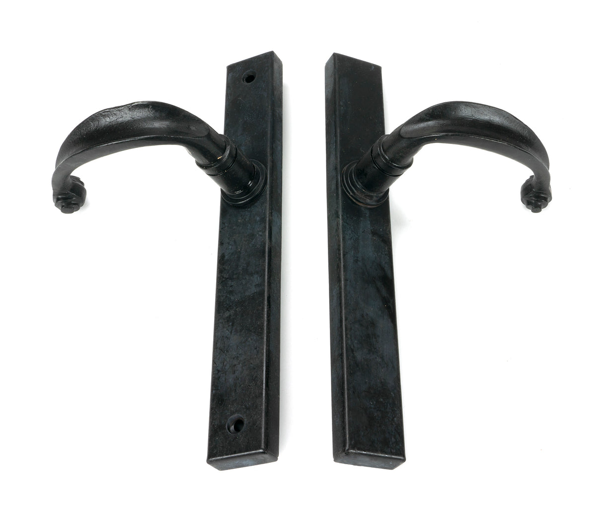 From The Anvil - External Beeswax Cottage Slimline Lever Espag. Latch Set | Sku. 46402 | Trade Door Handles.