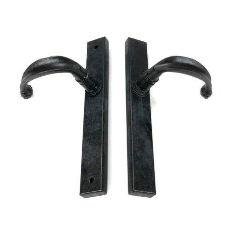 From The Anvil - External Beeswax Cottage Slimline Lever Espag. Latch Set | Sku. 46402 | Trade Door Handles.