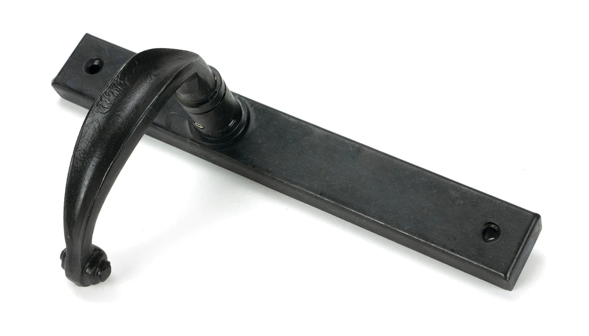 From The Anvil - External Beeswax Cottage Slimline Lever Espag. Latch Set | Sku. 46402 | Trade Door Handles.